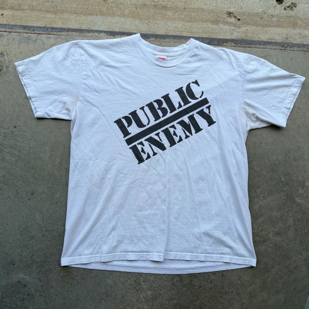 Supreme Undercover Public Enemy Blow Your Mind Tee White XL Streetwear